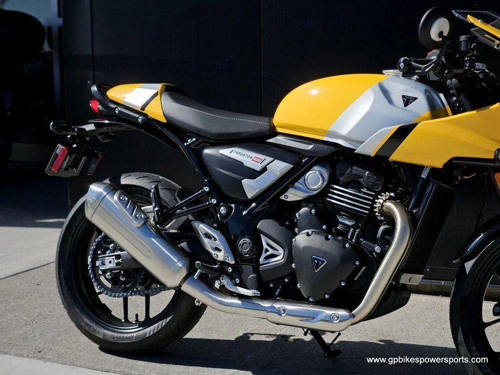 2026 Triumph Thruxton 400 Yellow/silver