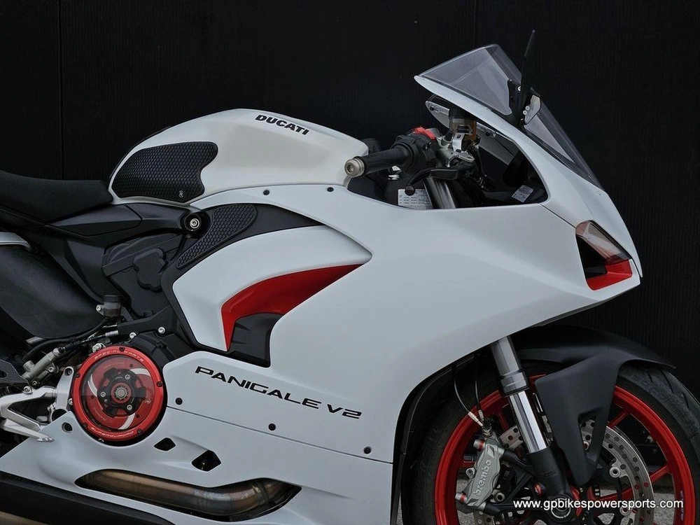2021 Ducati Panigale V2 White Rosso Livery