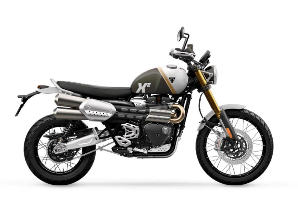2027 Triumph Scrambler 1200 Xe Matte Khaki Green
