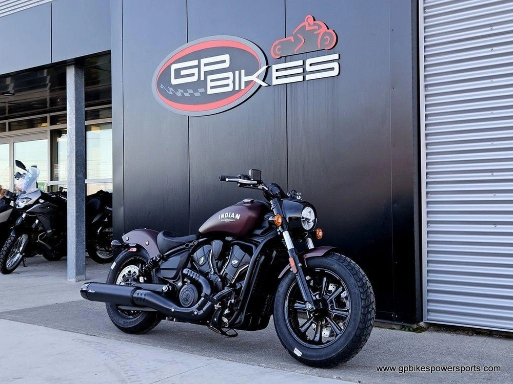 2026 Indian Motorcycle Scout® Bobber Maroon Metallic Smoke
