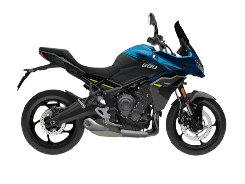 2027 Triumph Tiger Sport 660 Interstellar Blue / Mineral Grey