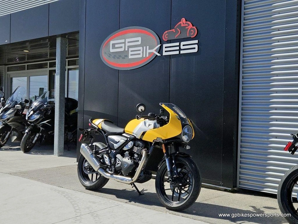 2026 Triumph Thruxton 400 Yellow/silver