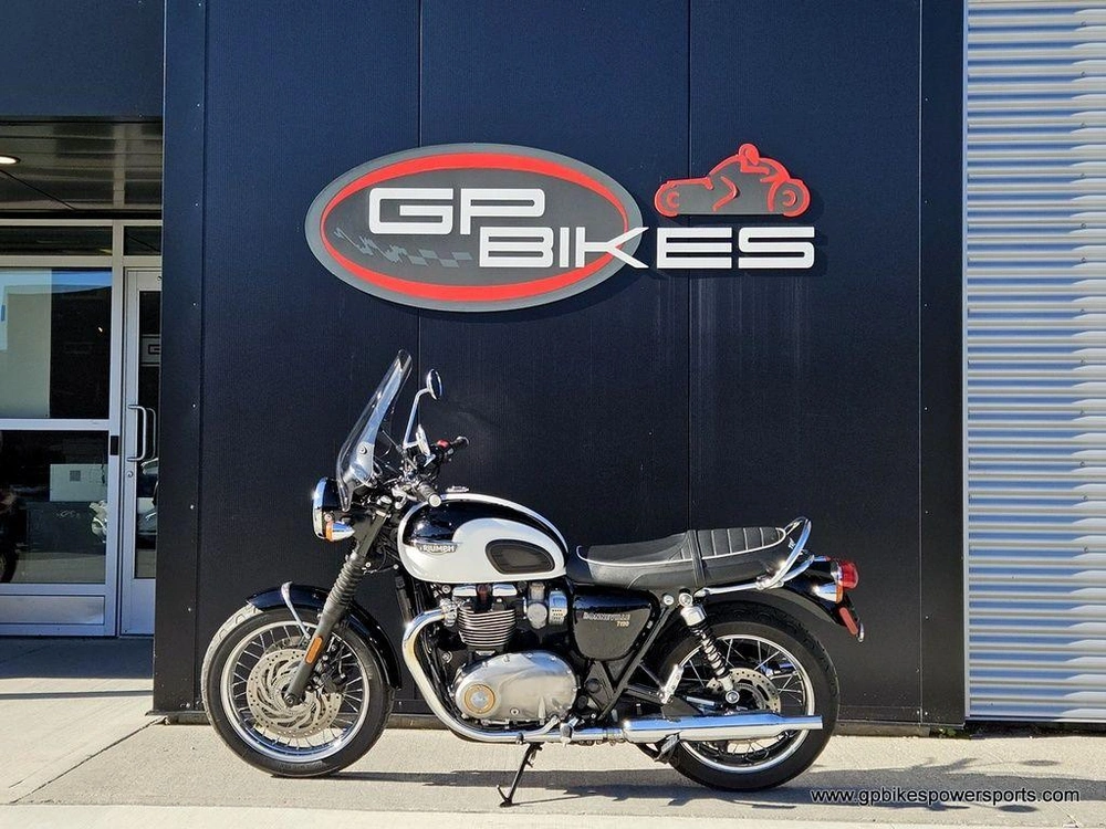 2016 Triumph Bonneville T120 Jet Black Pure White