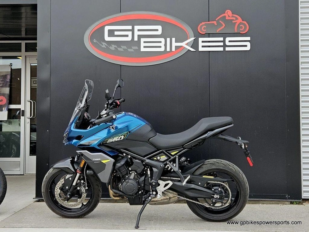 2026 Triumph Tiger Sport 660 Interstellar Blue / Mineral Grey