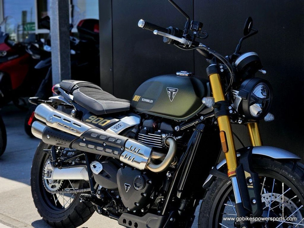 2026 Triumph Scrambler 900 Matt Khaki Green