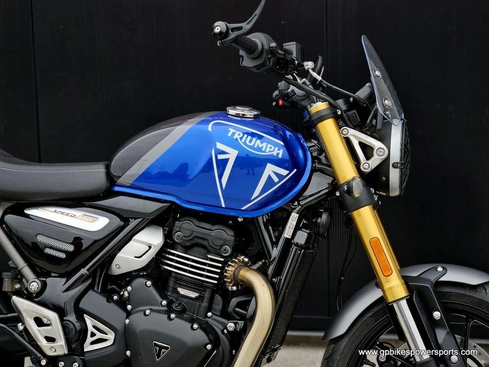 2024 Triumph Speed 400 Caspian Blue / Storm Grey