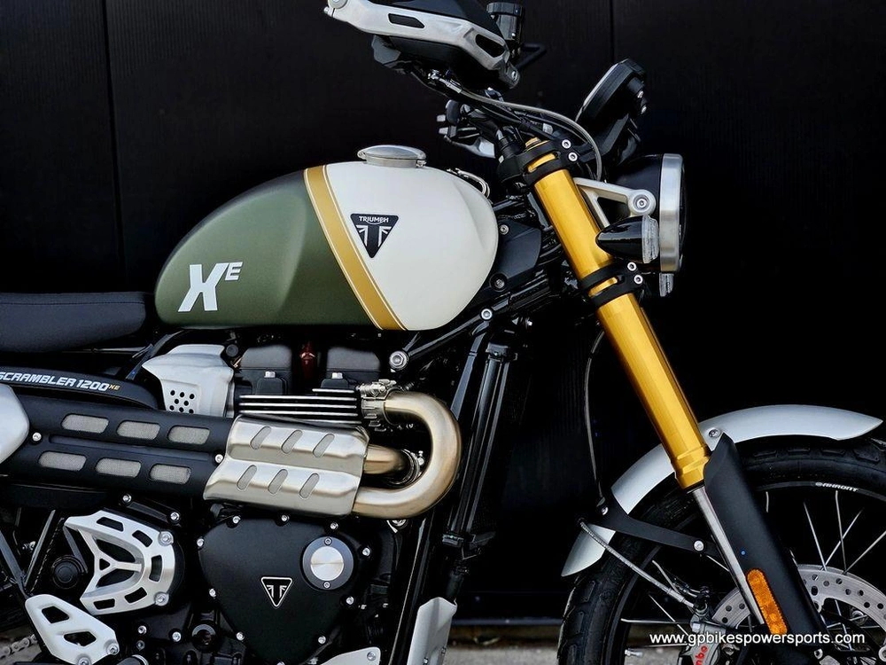 2026 Triumph Scrambler 1200 Xe Matte Khaki Green