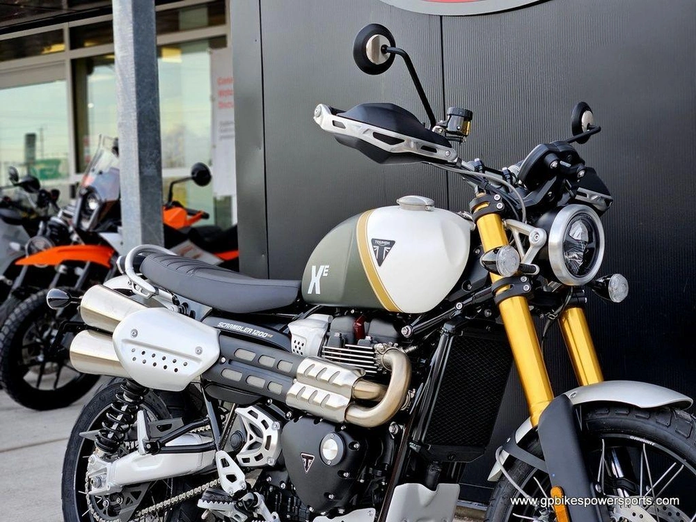 2026 Triumph Scrambler 1200 Xe Matte Khaki Green