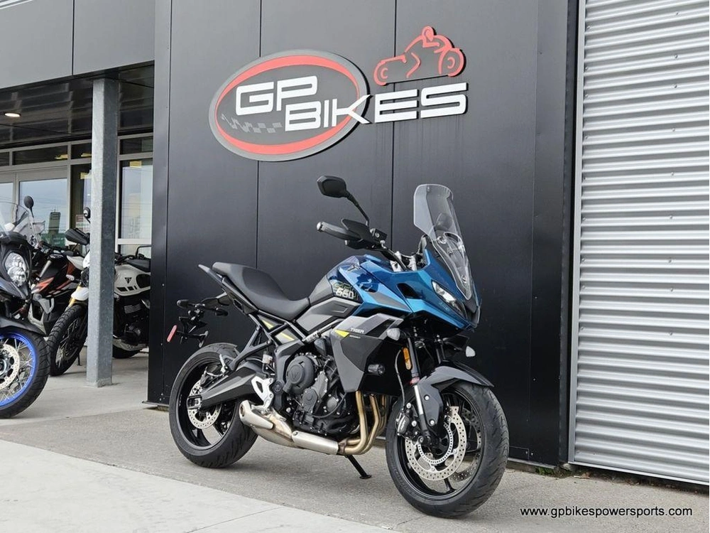2026 Triumph Tiger Sport 660 Interstellar Blue / Mineral Grey