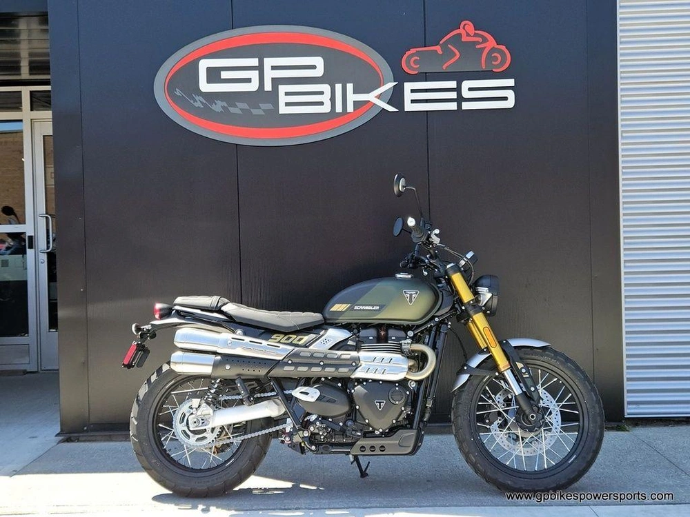 2026 Triumph Scrambler 900 Matt Khaki Green