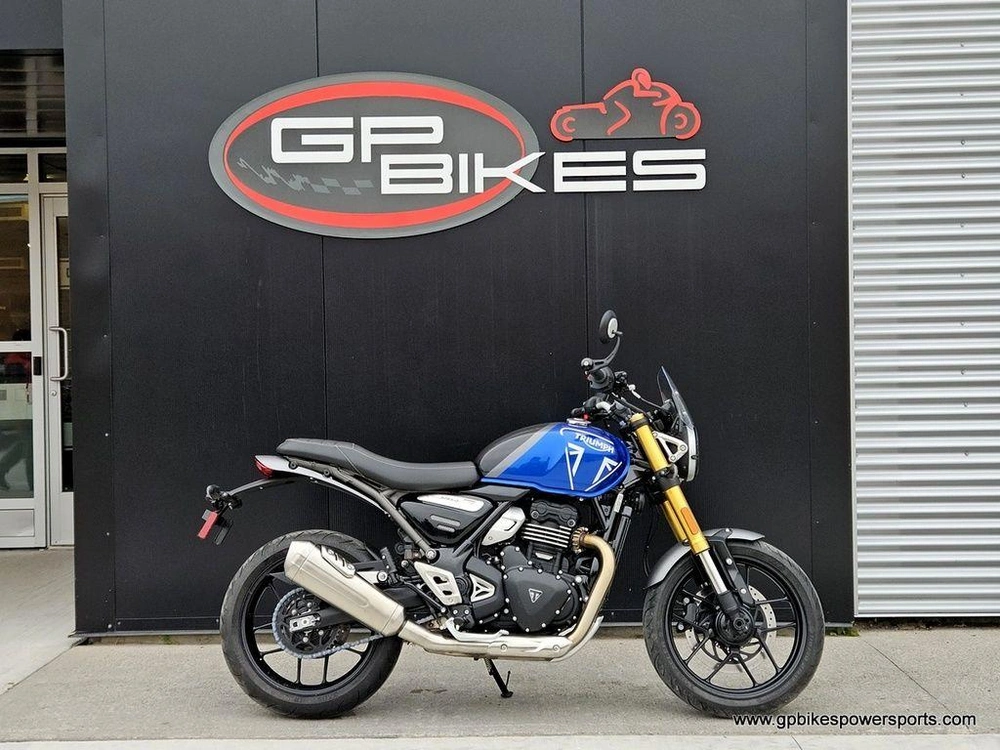 2024 Triumph Speed 400 Caspian Blue / Storm Grey