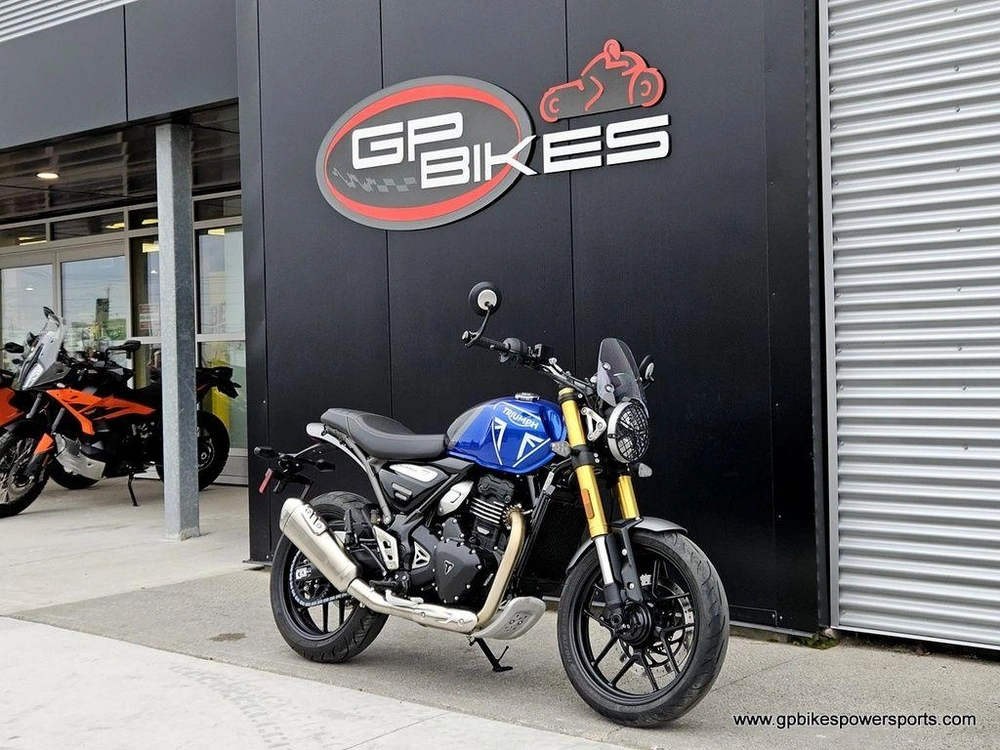 2024 Triumph Speed 400 Caspian Blue / Storm Grey