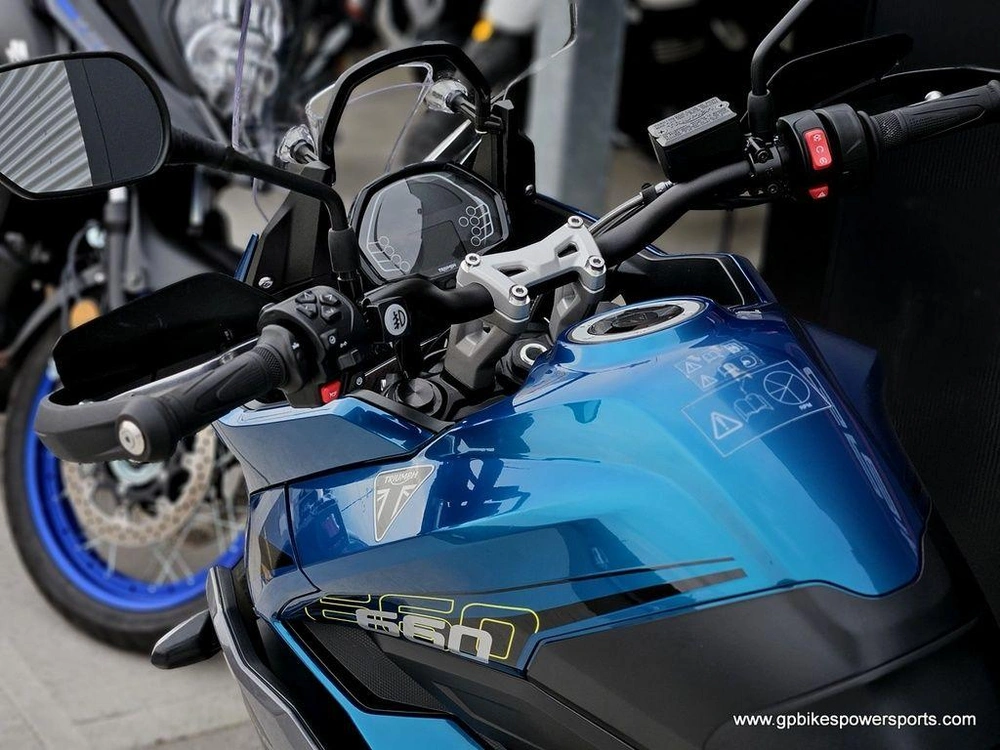 2026 Triumph Tiger Sport 660 Interstellar Blue / Mineral Grey