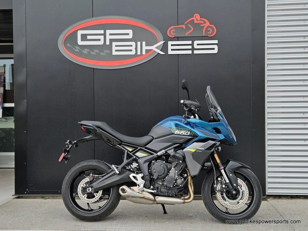 2026 Triumph Tiger Sport 660 Interstellar Blue / Mineral Grey