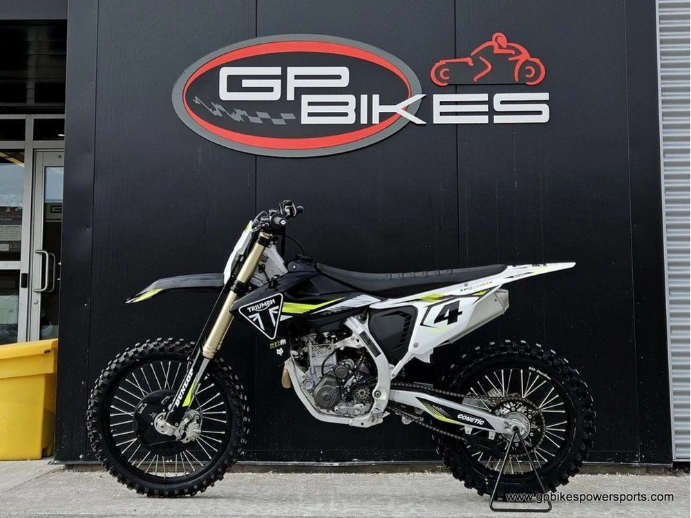 2025 Triumph Tf 450-rc Edition Jet Black/pure White
