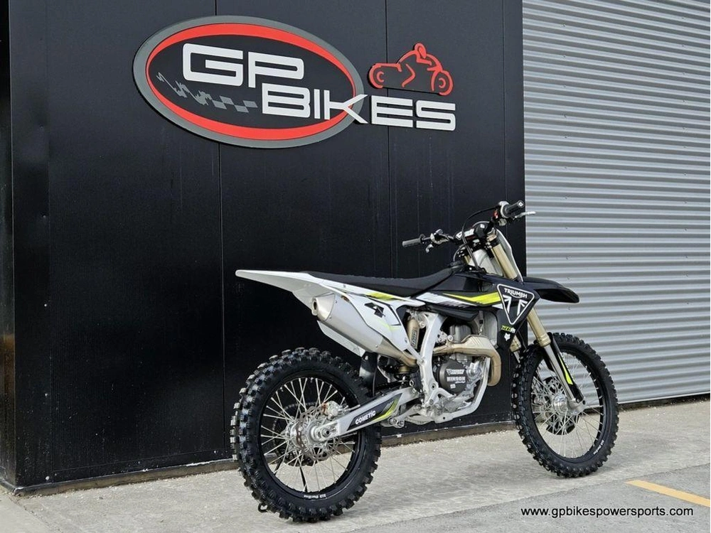 2025 Triumph Tf 450-rc Edition Jet Black/pure White