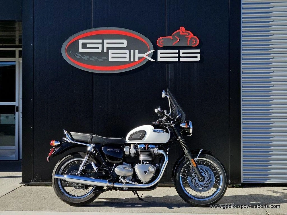 2016 Triumph Bonneville T120 Jet Black Pure White