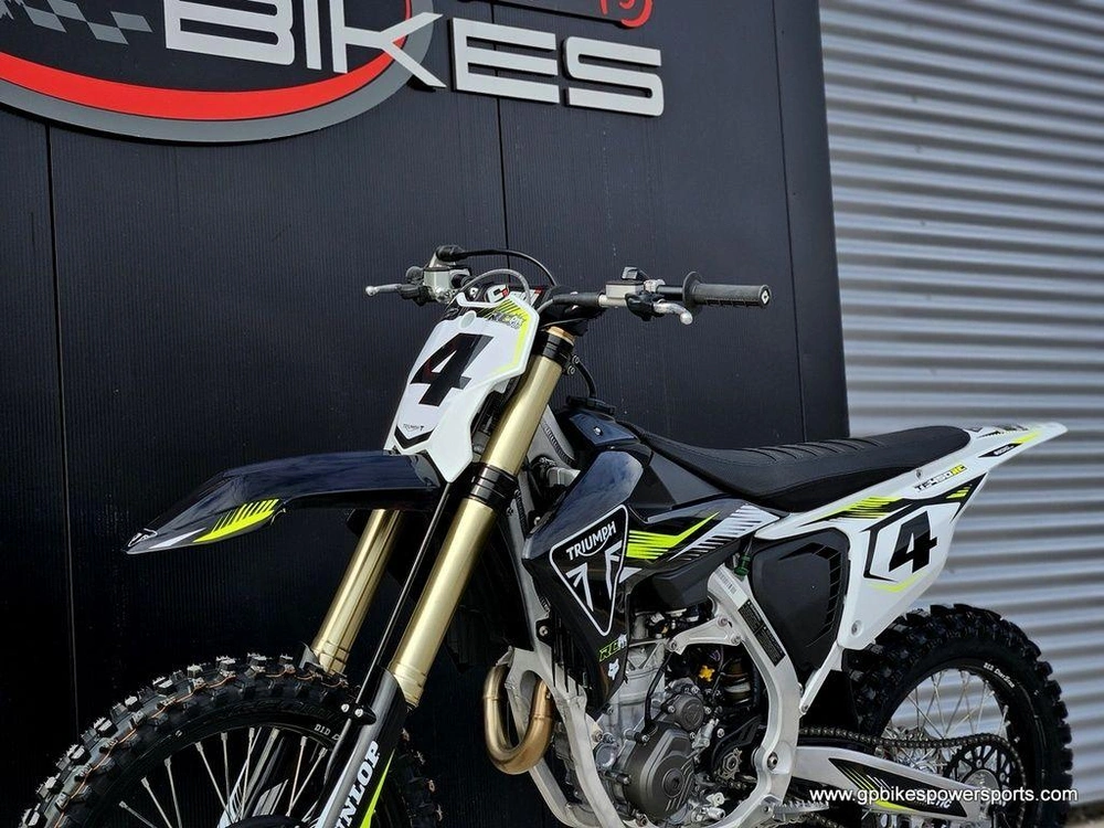2025 Triumph Tf 450-rc Edition Jet Black/pure White