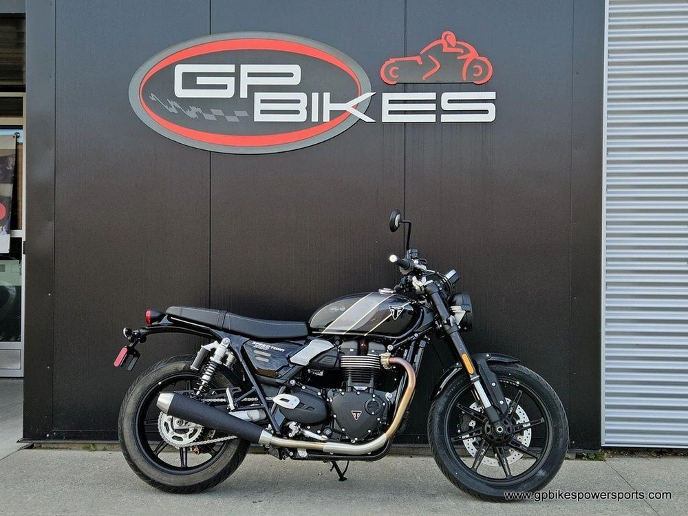 2026 Triumph Speed Twin 900 Phantom Black/aurum Gold Demo