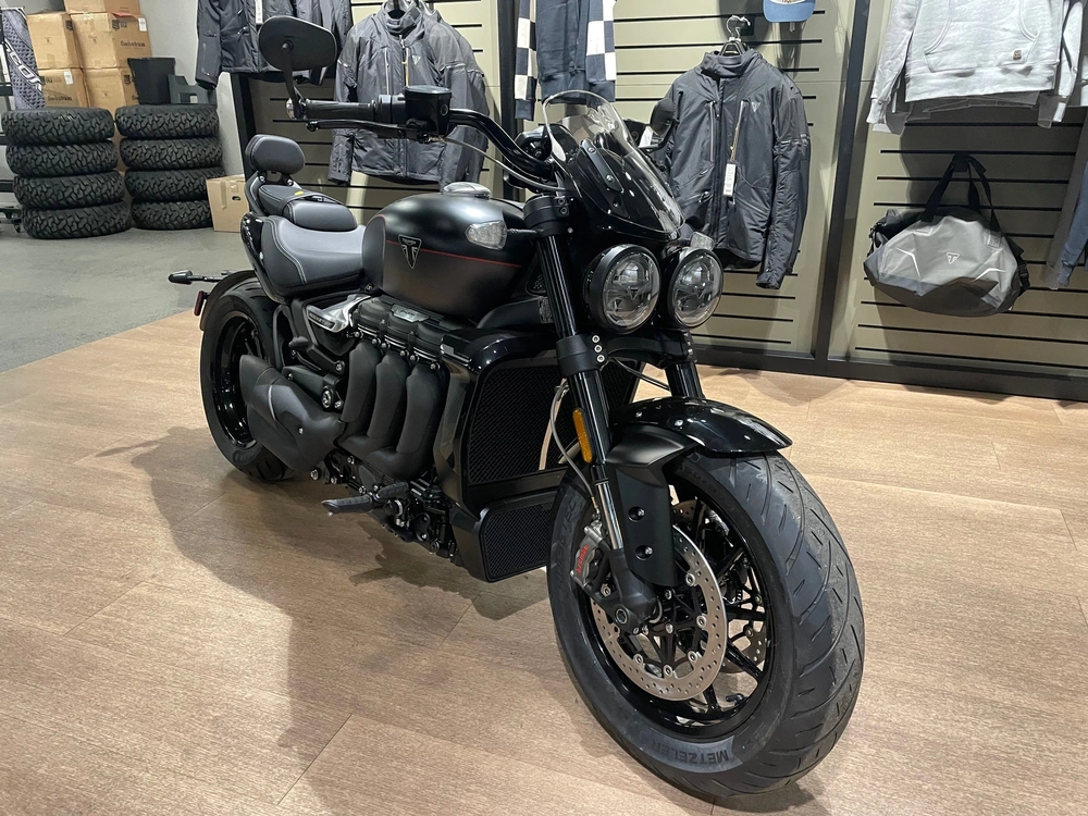 2026 Triumph Rocket 3 Gt Storm - Matt Saph Black/satin Granite alt