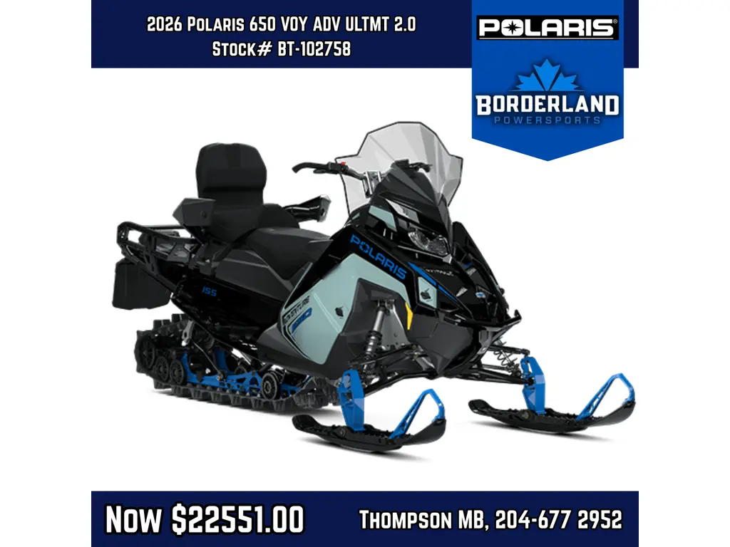 2026 Polaris SNO-26 650 VOY ADV ULTMT 2.0 