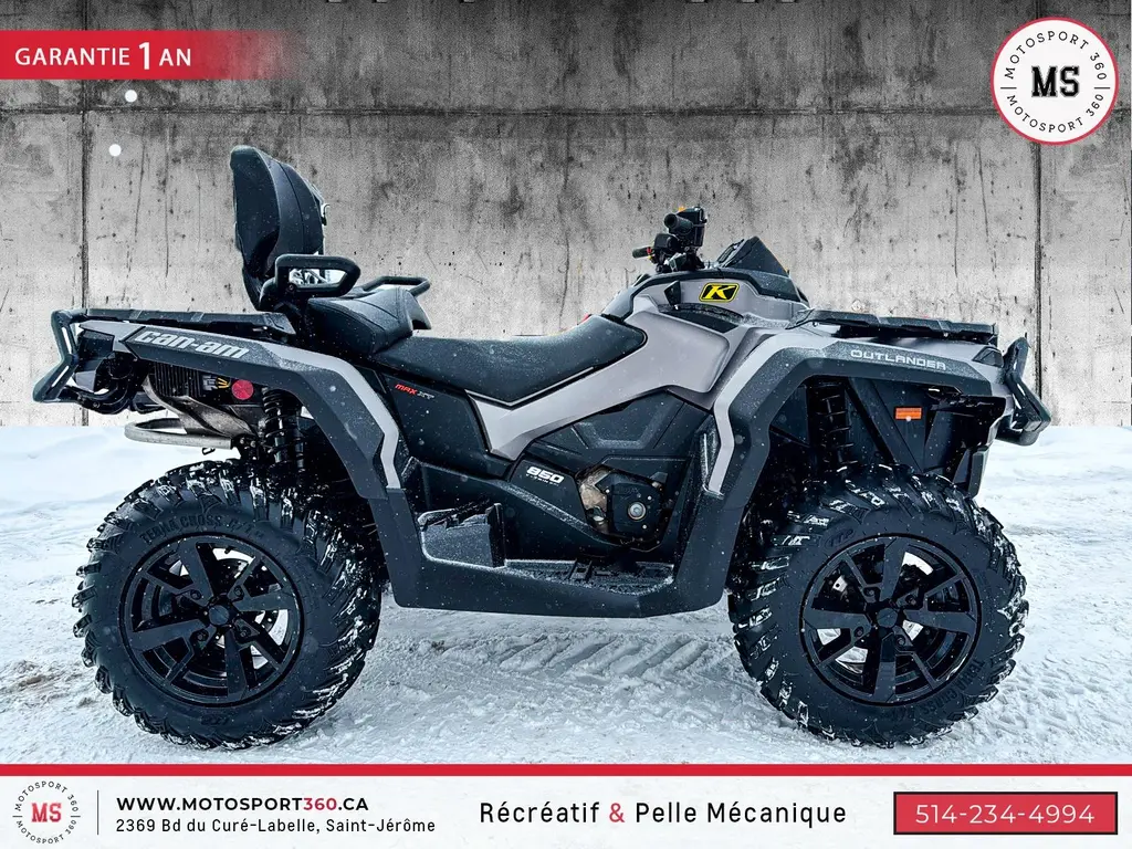 2024 Can-Am OUTLANDER MAX XT 850 IMPECCABLE ! - POIGNÉES CHAUFFANTES !
