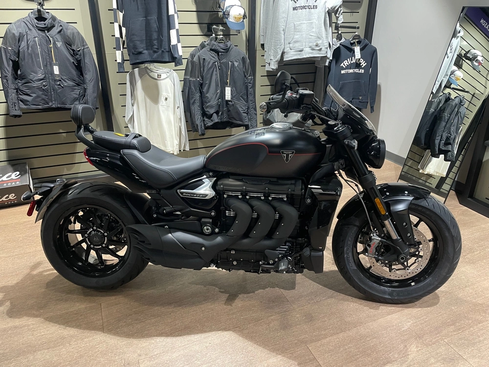 2026 Triumph Rocket 3 Gt Storm - Matt Saph Black/satin Granite alt