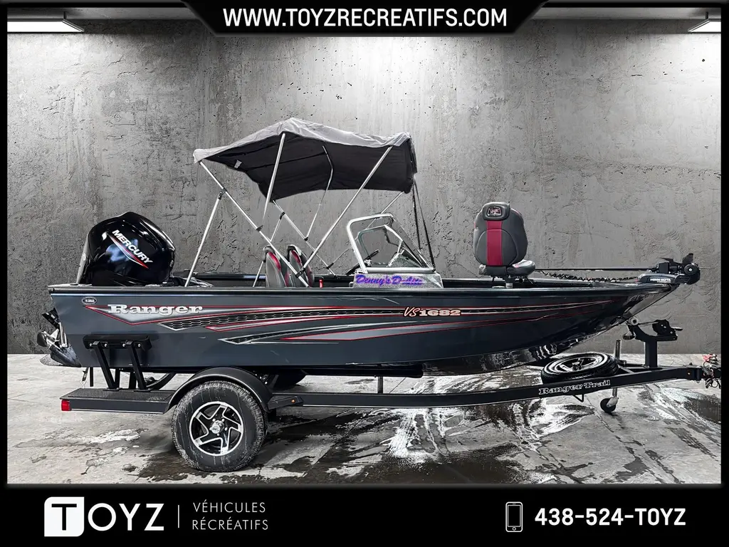 Ranger Boats/Wood Mfg BOATS TRAIL VS 1682 2021 - 90 HP MERCURY ( 65 HEURES )