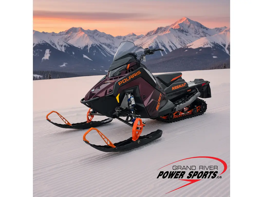 2025 Polaris Boost Switchback Assault 146 Premium Matte Dark Cherry