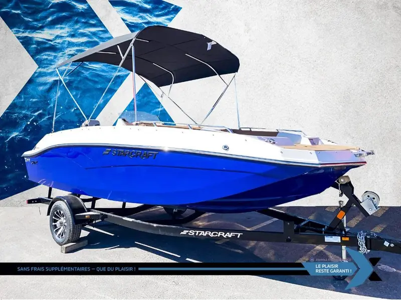 2025 STARCRAFT SVX 171 OB 90HP deck boat bateau Ponté