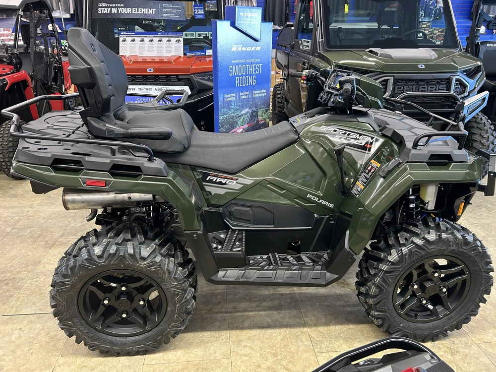 2026 Polaris 2026 Polaris Sportsman Touring 570 Premium Treeline Green Metallic alt