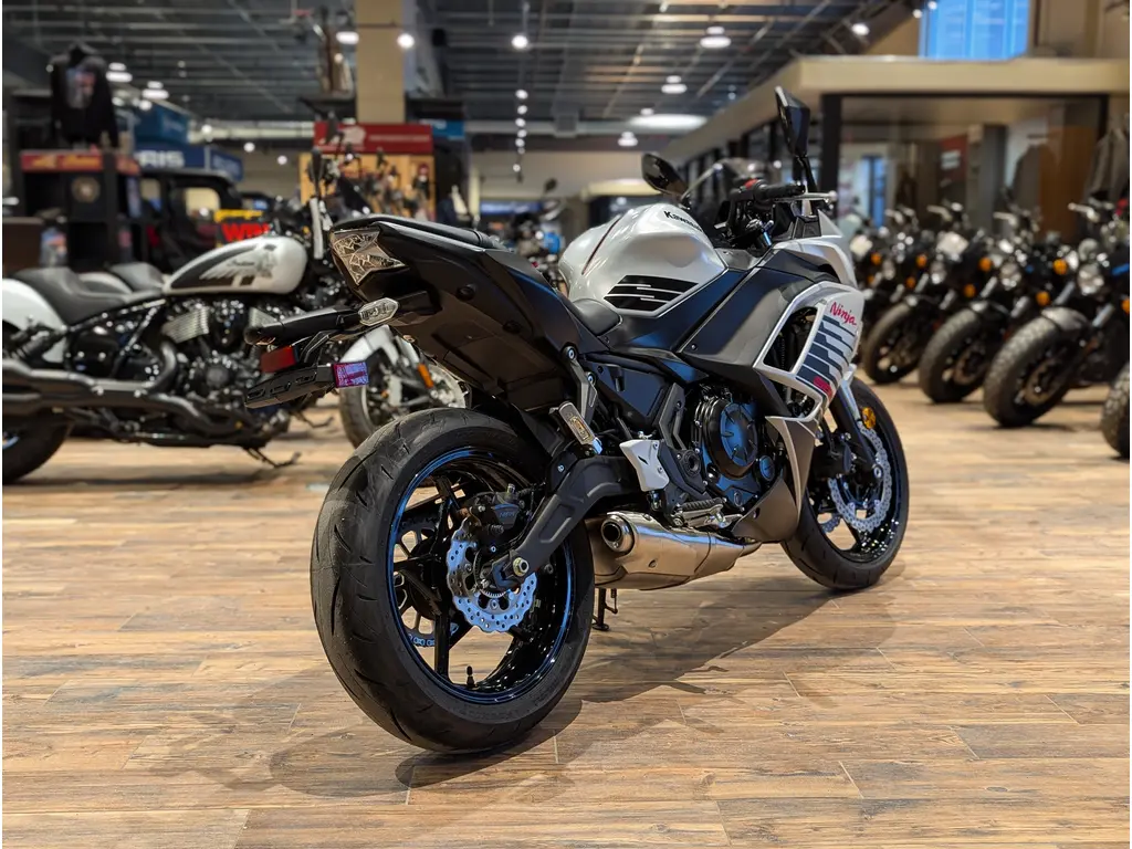New 2026 Kawasaki Ninja 650 // Metallic Matte Whitish Silver