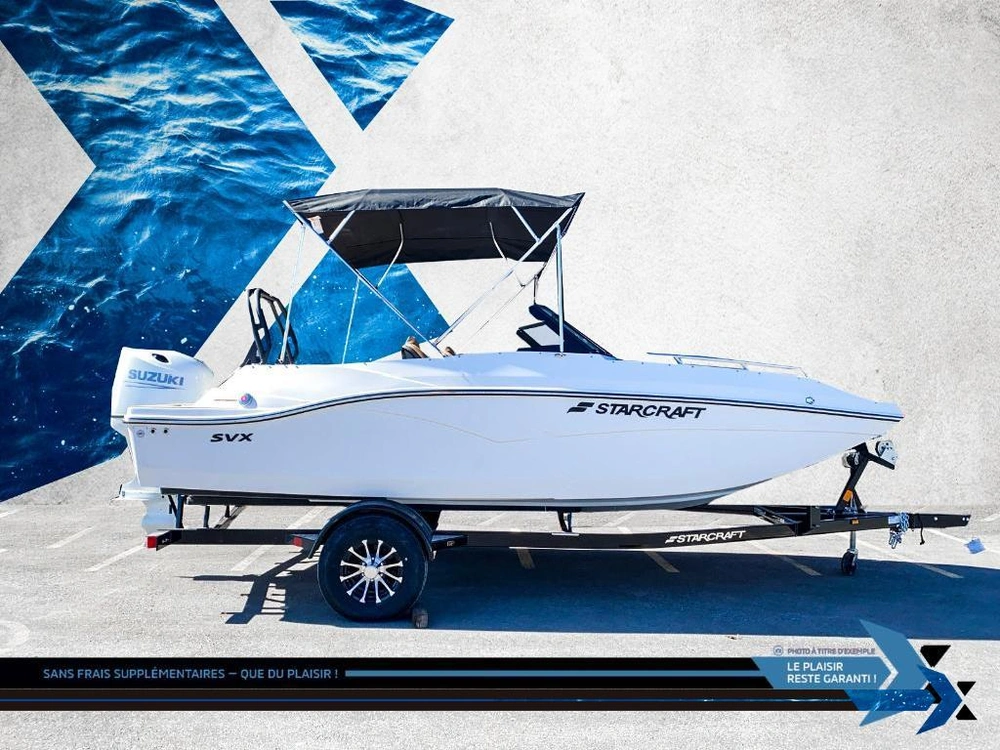 2026 Starcraft Svx 190 Ob 140hp Deck Boat Bateau Ponté alt