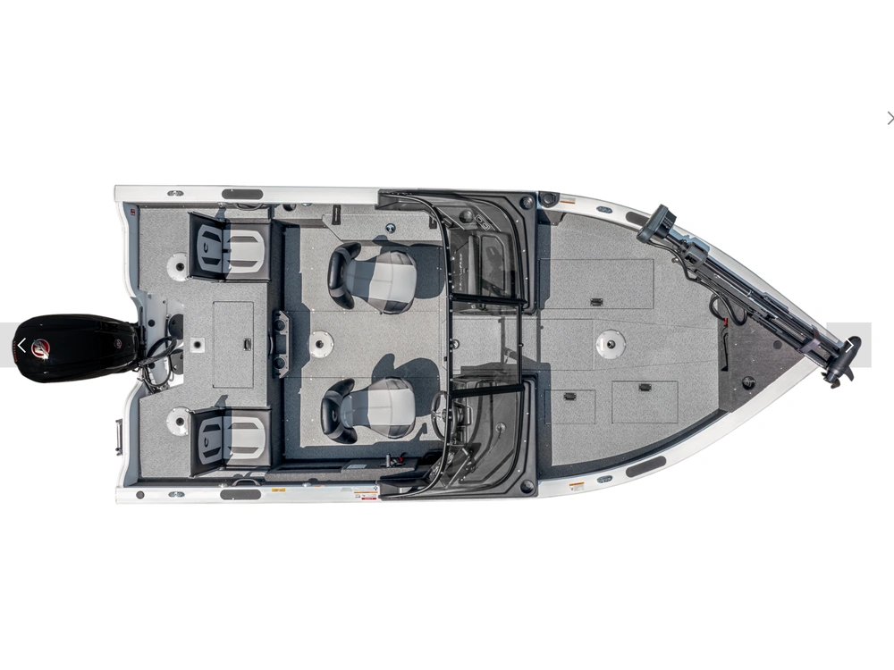 2026 Crestliner 1750 Fish Hawk Wt Jumpseat Black alt