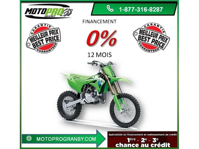 2026 Kawasaki KX112 NOUVEAU MODELE KX112 2 TEMPS 2 STROKES