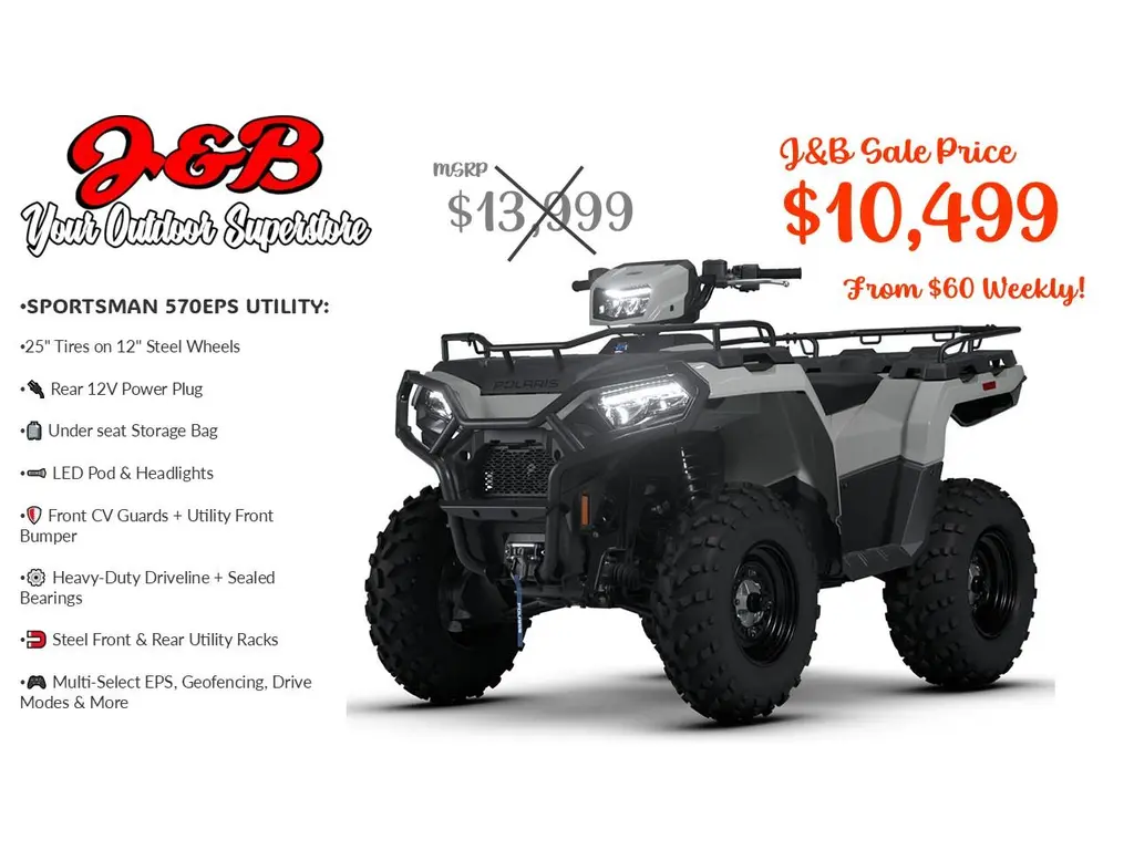 2025 Polaris Sportsman 570 - Utility HD
