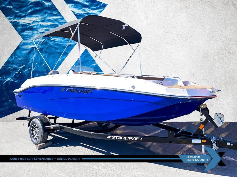 Starcraft Svx 171 Ob 90hp Deck Boat Bateau Ponté 2026 alt