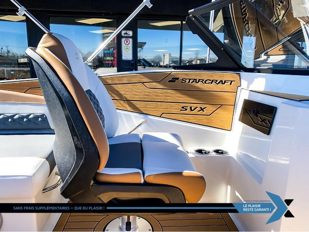 Starcraft Svx 190 Ob 140hp Deck Boat Bateau Ponté 2026 alt