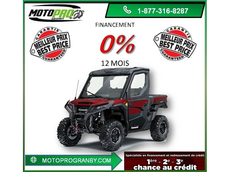 2026 Kawasaki Ridge Platinum Ranch Edition Hvac Ridge 4 Cylindres Tout Équipé alt