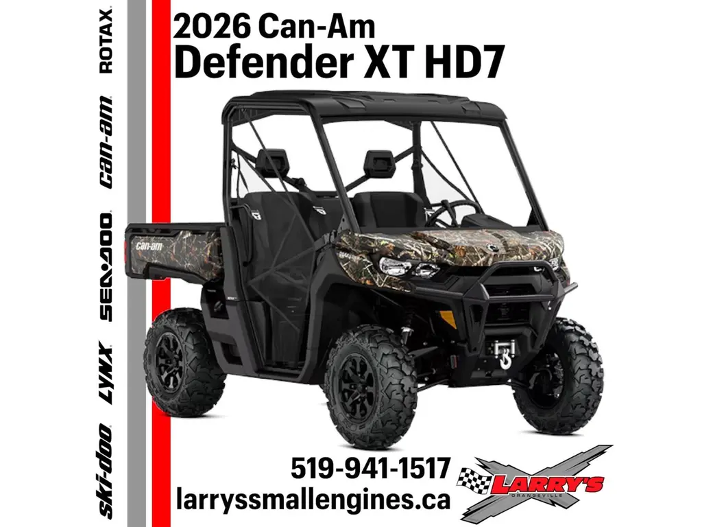 2026 Can-am Defender Xt Hd7 7etd alt