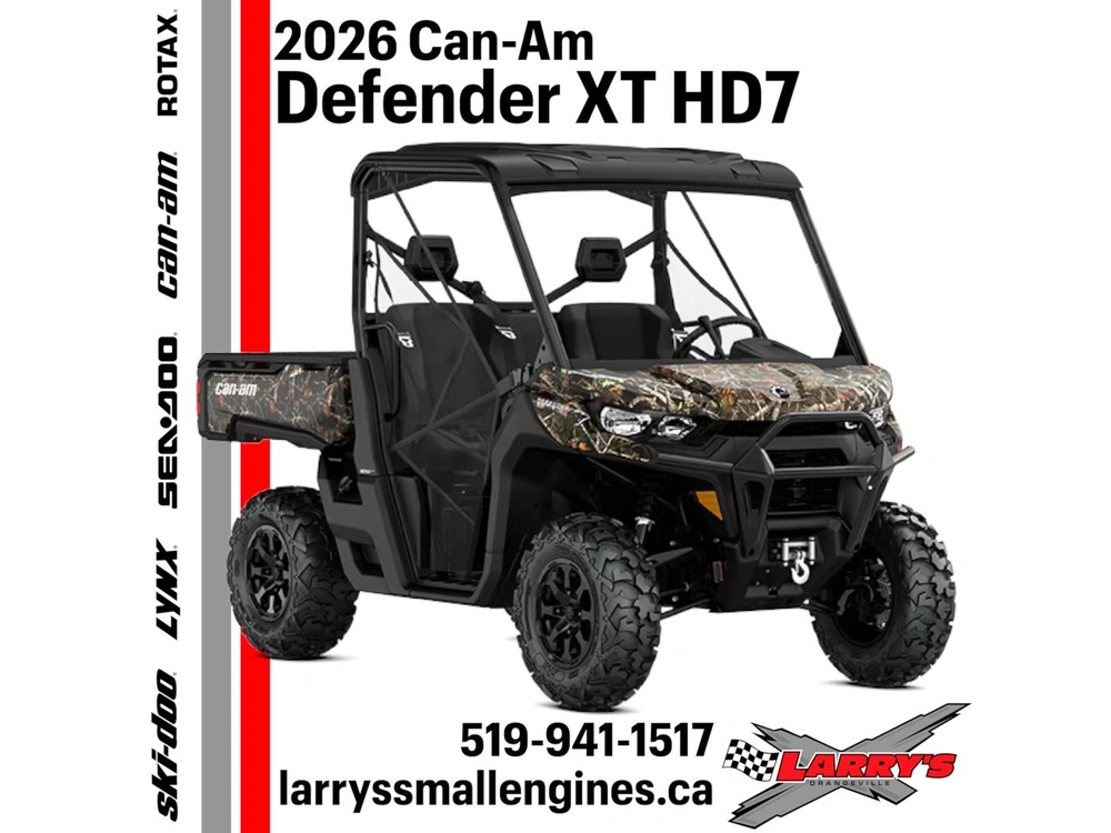 2026 Can-am Defender Xt Hd7 7etd alt