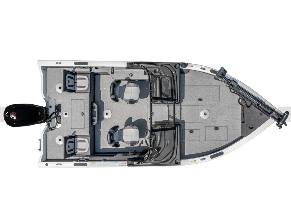 2026 Crestliner 1750 Fish Hawk Wt Jumpseat Black alt