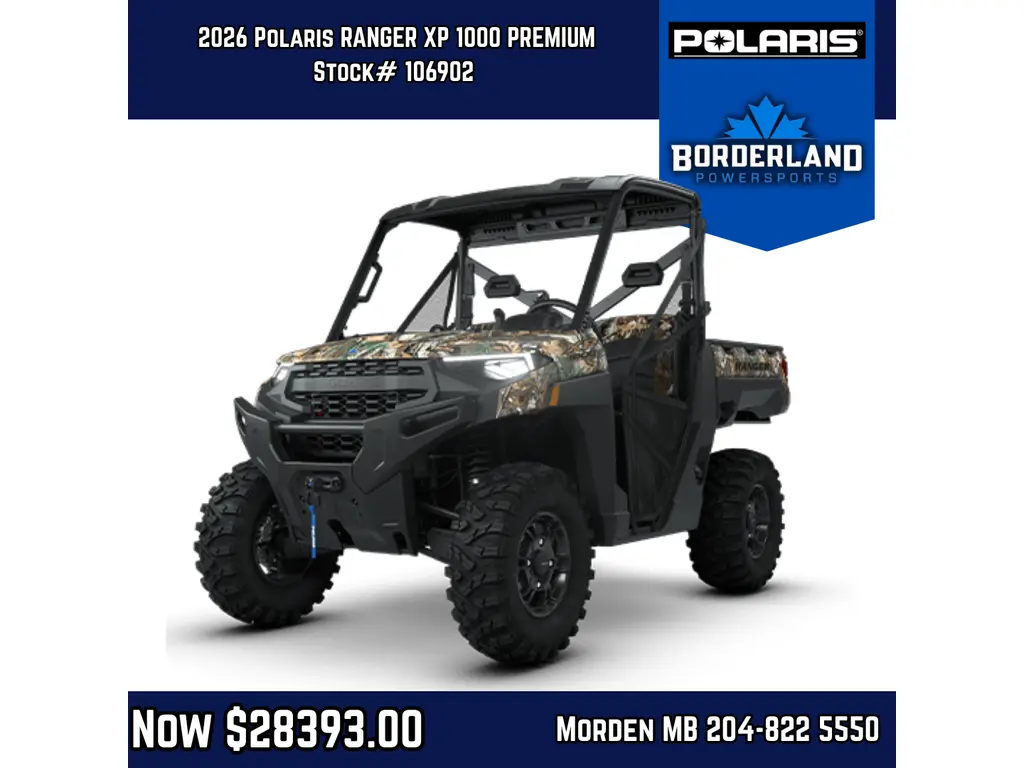 2026 Polaris RANGER XP 1000 PREMIUM  PPC Premium 