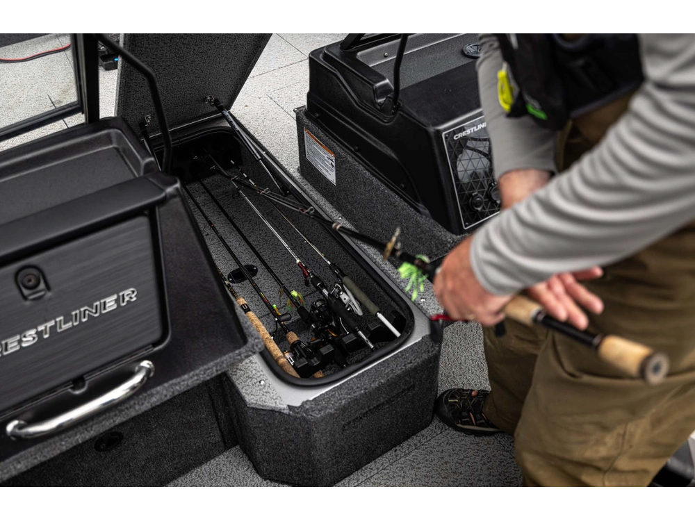 2026 Crestliner 1750 Fish Hawk Wt Jumpseat Black alt