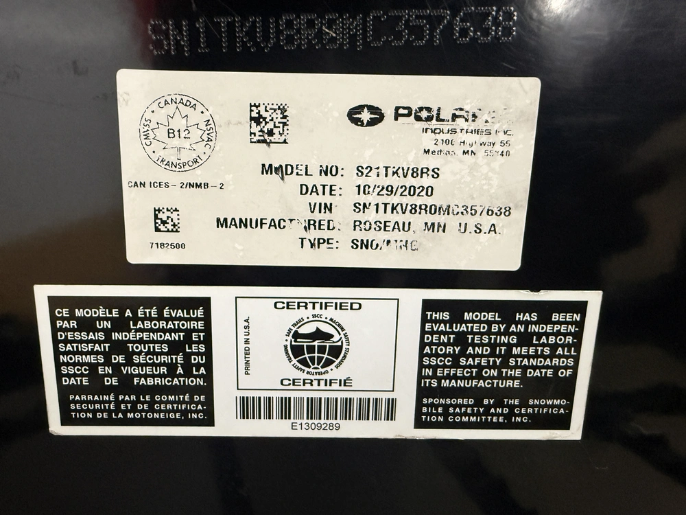 Polaris 850 Indy Vr1 129 2021 alt