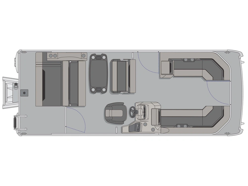 2026 Princecraft Vectra 23 Rl Sport Charcoal 150 Sport Package Tri-toon alt