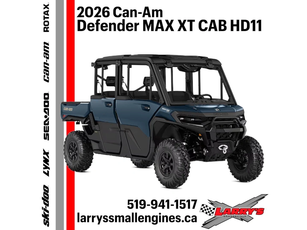 2026 Can-am Defender Max Xt Cab Hd11 9ftg alt