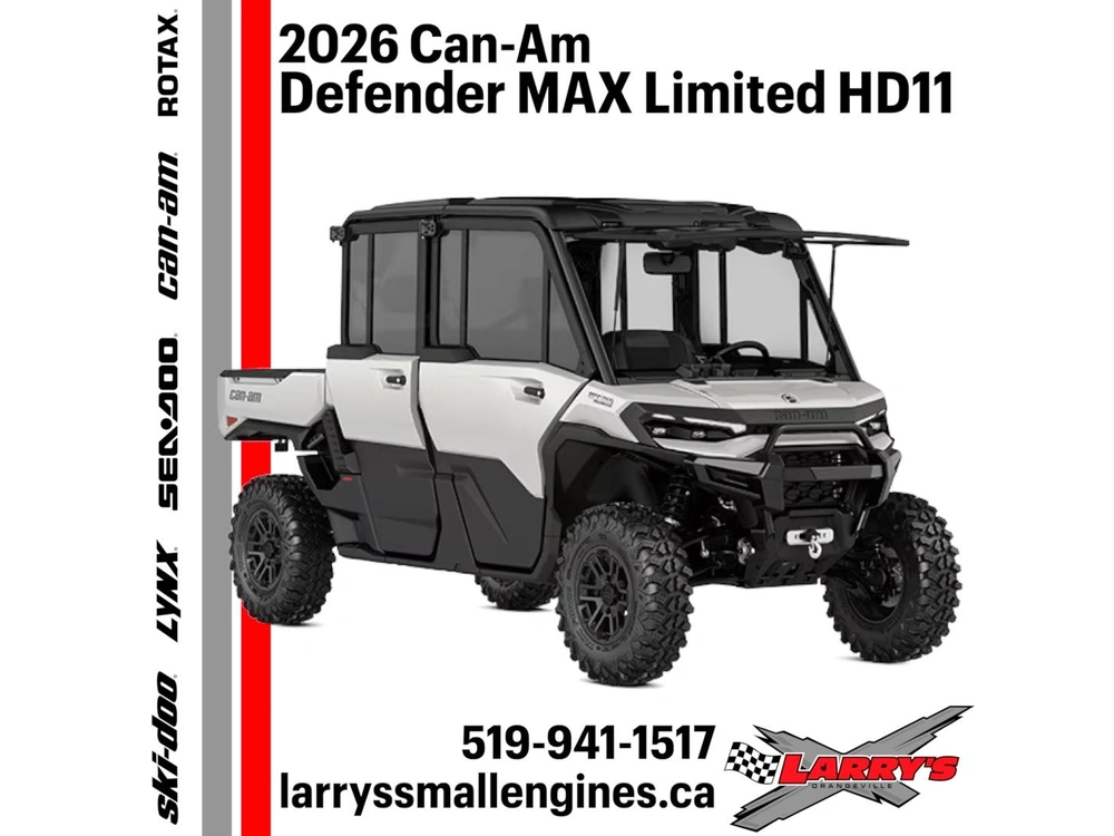2026 Can-am Defender Max Limited Hd11 6mte alt