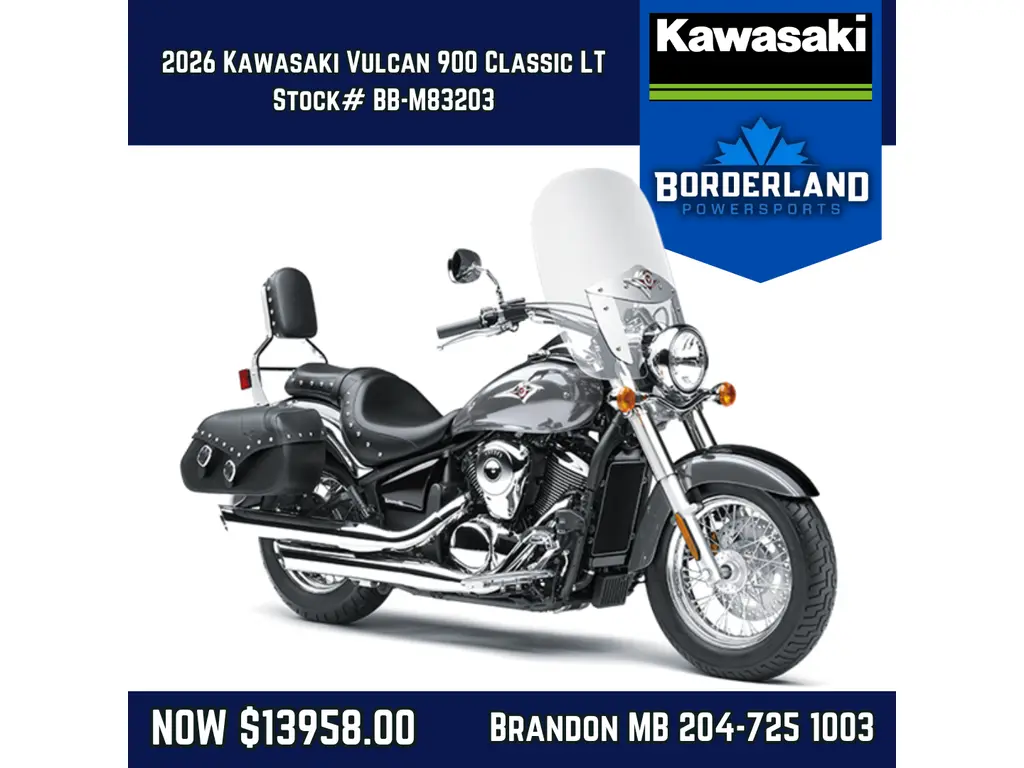 2026 Kawasaki Vulcan® 900 Classic LT - Metallic Graphite Gray 