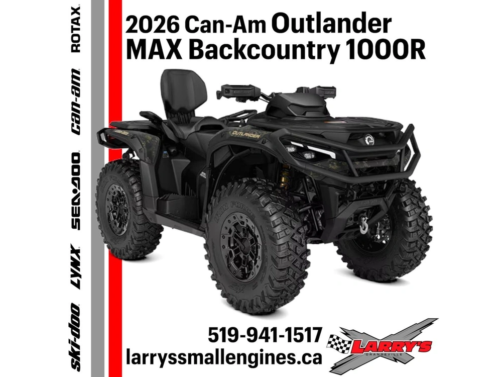 2026 Can-am Outlander Max Backcountry 1000r 4mte alt